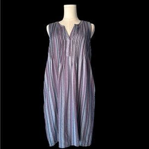 Sonoma Striped‎ Knit Dress in Blue and Pink